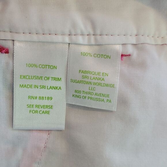 LILLY PULITZER SAMBA THE CHIPPER SHORT BERMUDA WOMEN PINK BLUE COTTONSIZE 10 - Picture 7 of 9